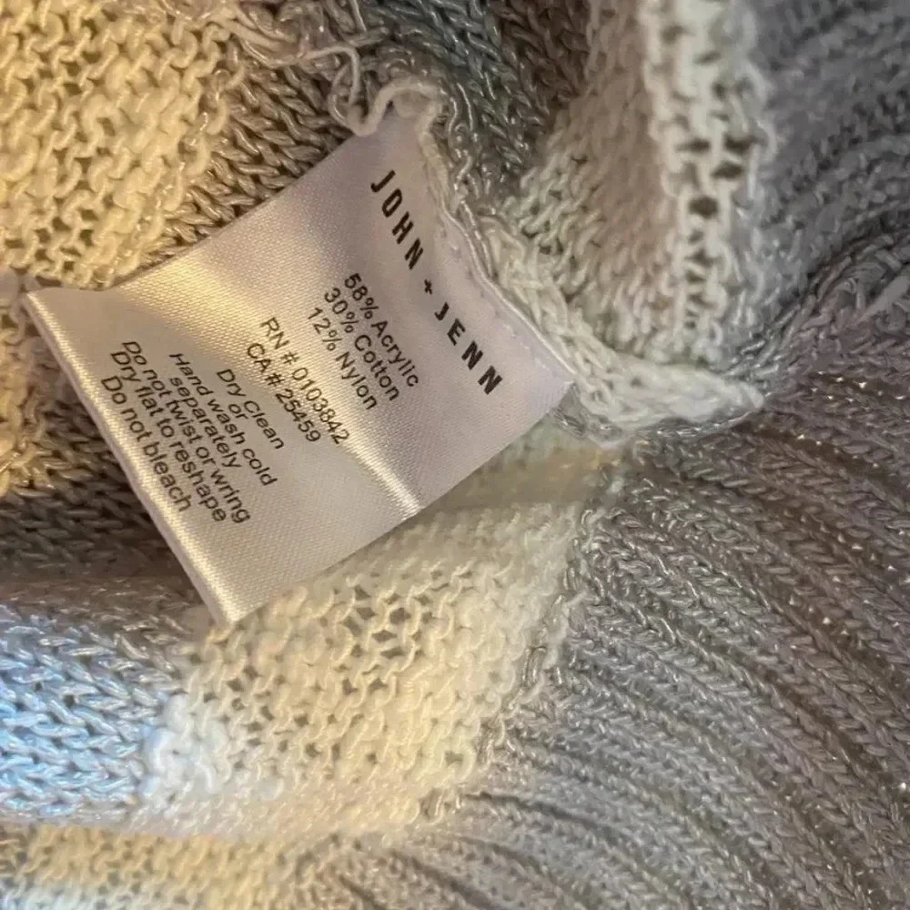 John + Jenn Striped Knit Sweater